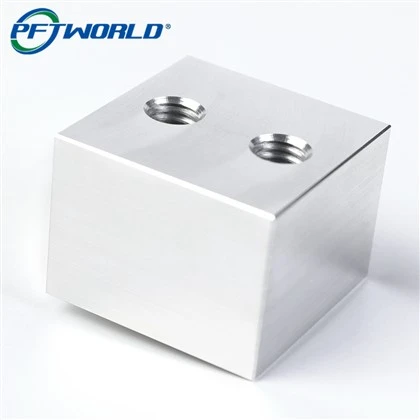 OEM customizable Precision 6061-T6 aliminyòm CNC fraisage pati, difisil anodized 0.005mm tolerans pou otomobil/avyon
